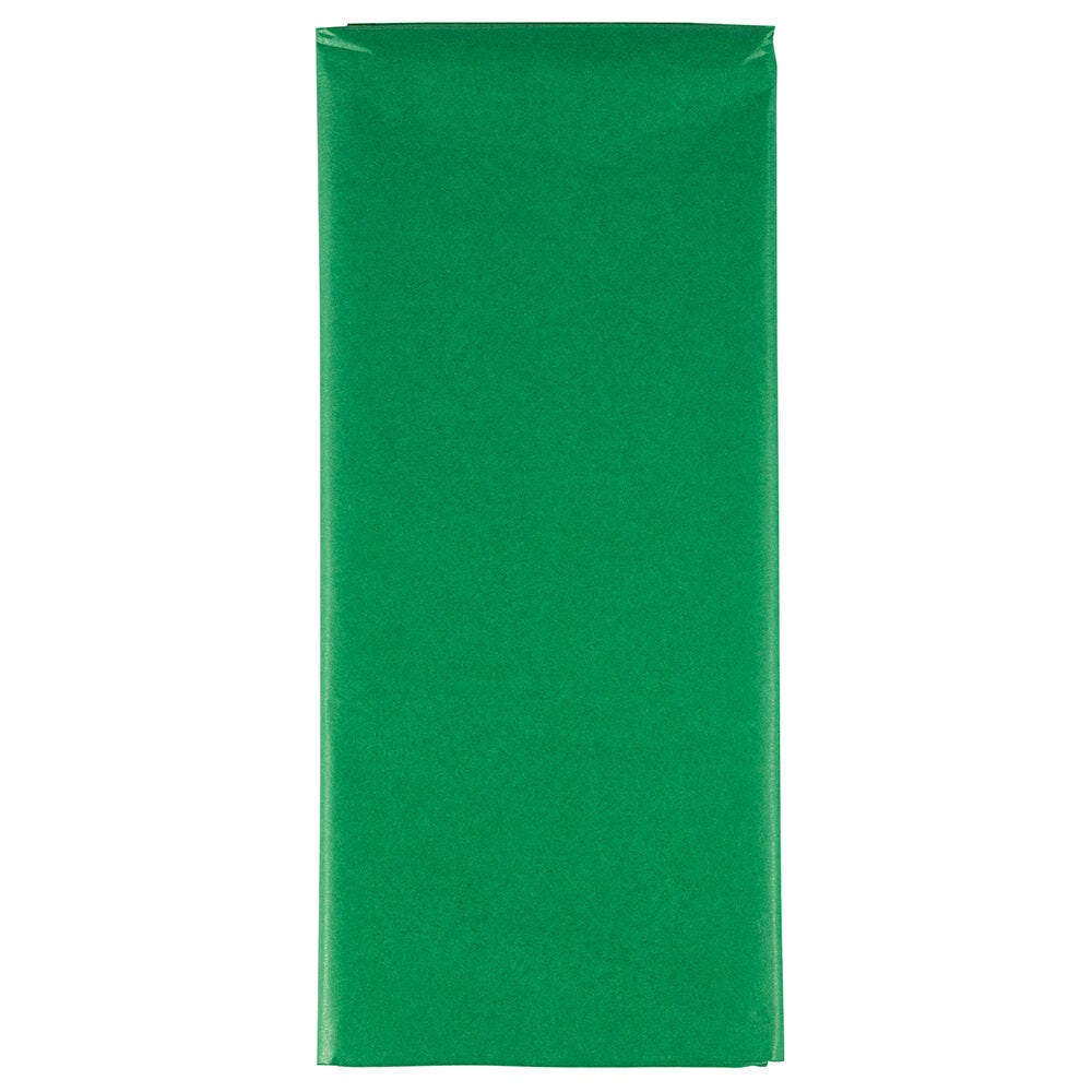 JAM Paper Tissue Paper, 26inH x 20inW x 1/8inD, Green, Pack Of 10 Sheets