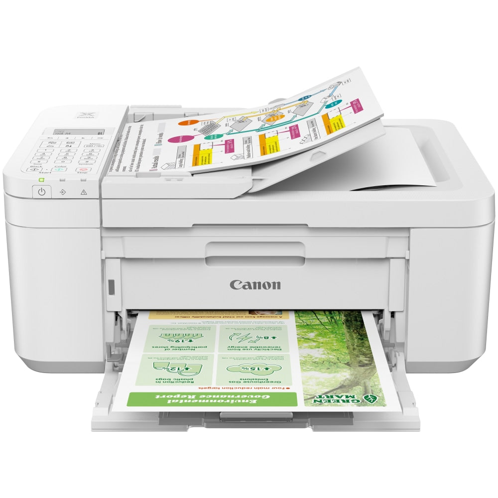 Canon PIXMA TR4720 Wireless Inkjet All-In-One Color Printer, White