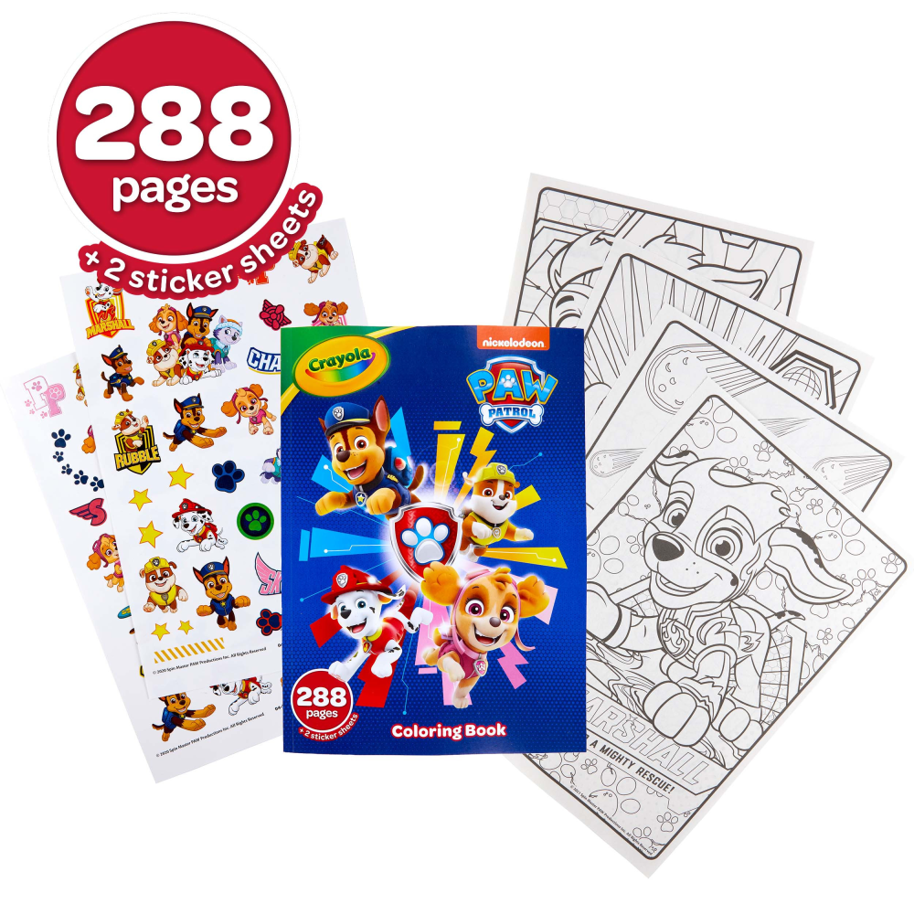 Crayola Paw Patrol Coloring Book