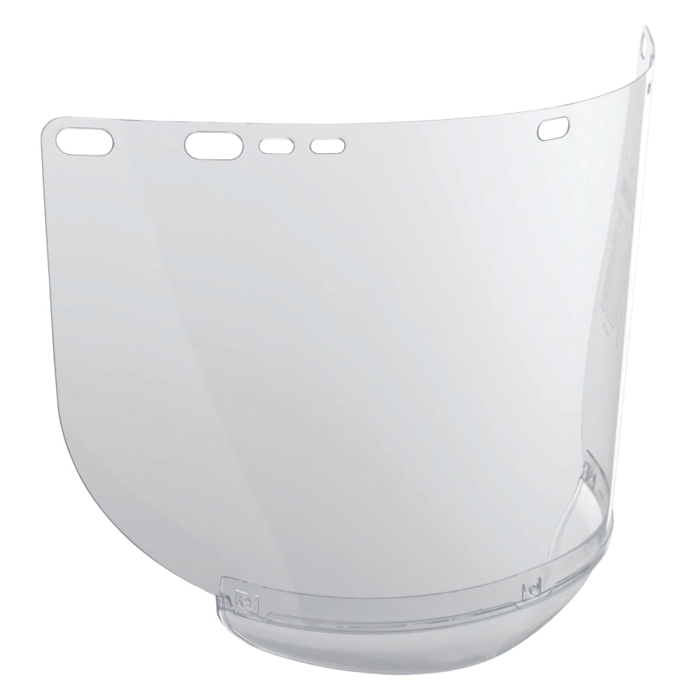 Jackson Safety F20 Polycarbonate Face Shields, Unbound, 15 1/2in x 8in, Clear, Case Of 12 Shields