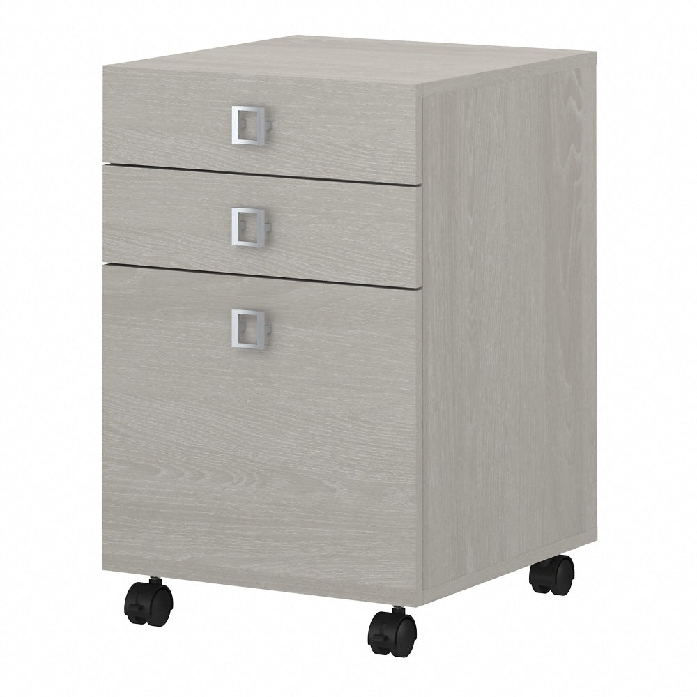 Bush Business Furniture Echo 17inD Vertical 3-Drawer Mobile File Cabinet, Gray Sand, Delivery