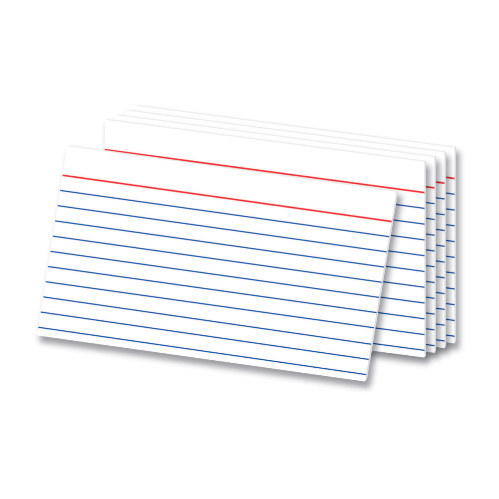 OfficeMax Heavyweight Index Cards, 3in x 5in, Pack Of 100