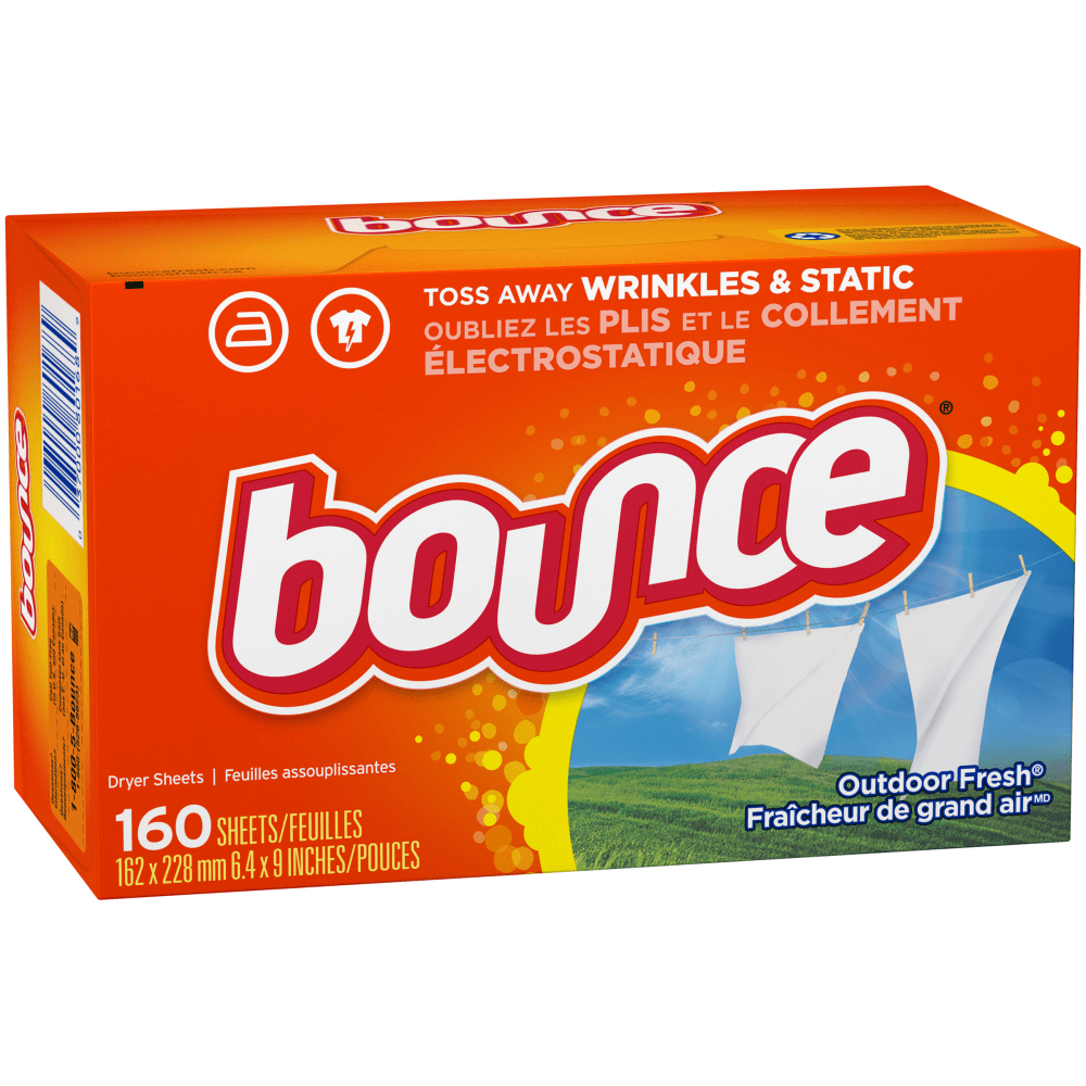 Bounce Fabric Softener Sheets, Box Of 160 Sheets