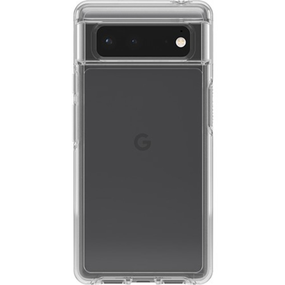 OtterBox PIXEL 6 Symmetry Series Clear Antimicrobial Case - For Google Pixel 6 Smartphone - Clear - Drop Resistant, Bump Resistant, Bacterial Resistant, Scrape Resistant - Polycarbonate, Synthetic Rubber, Plastic - Retail