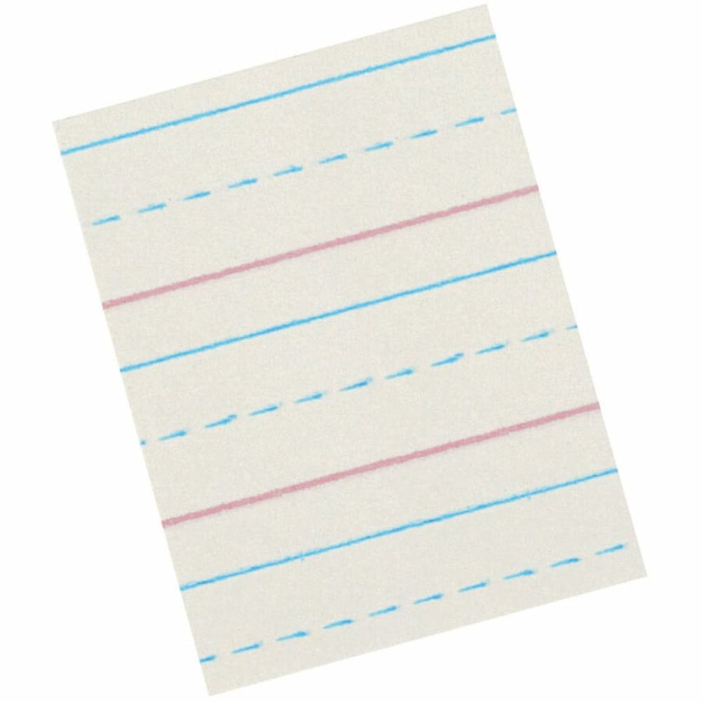 Pacon Broken Midline Writing Paper, Grade 3, 1/2in x 1/4in x 1/4in, SW