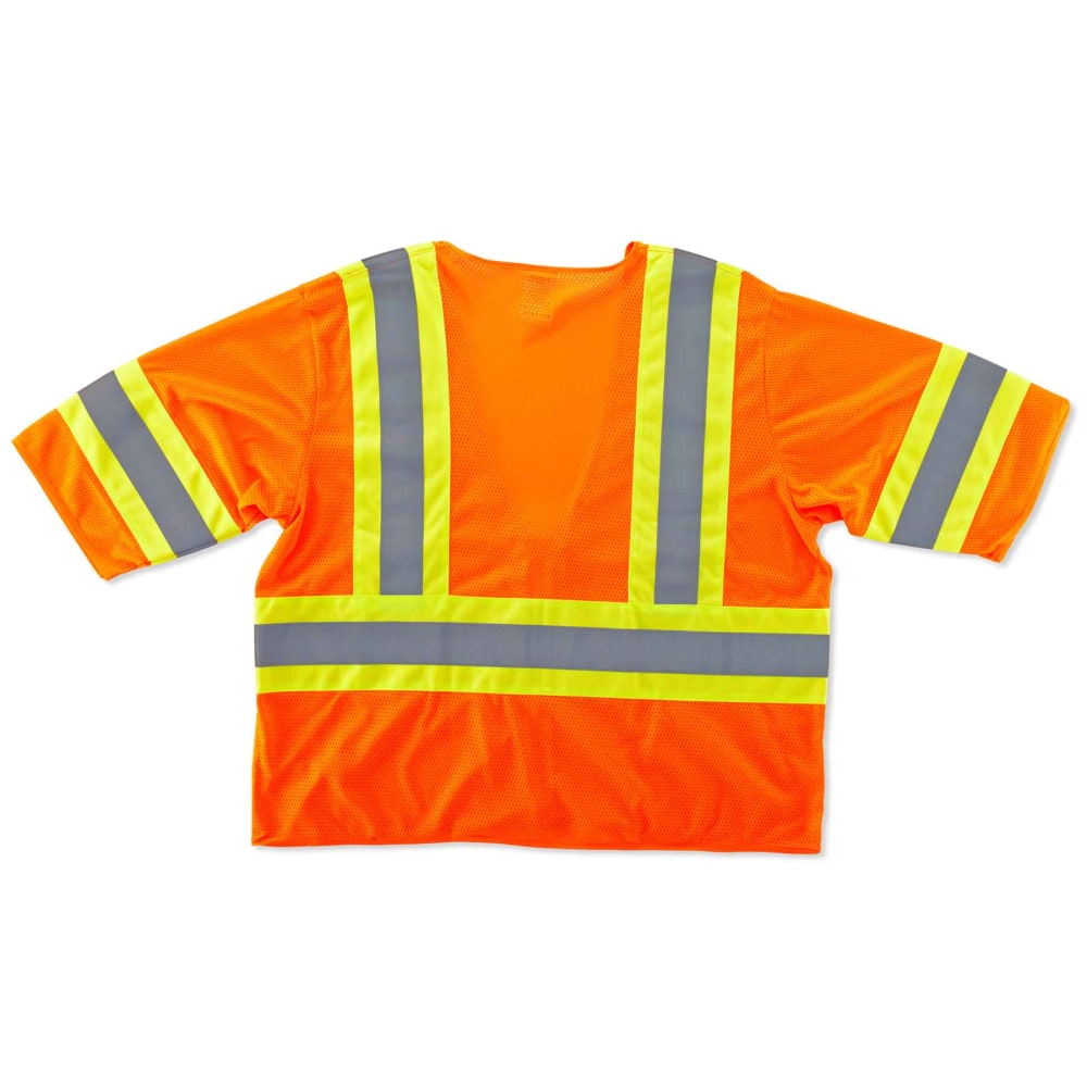 Ergodyne GloWear Safety Vest, 2-Tone, Type-R Class 3, Small/Medium, Orange, 8330Z