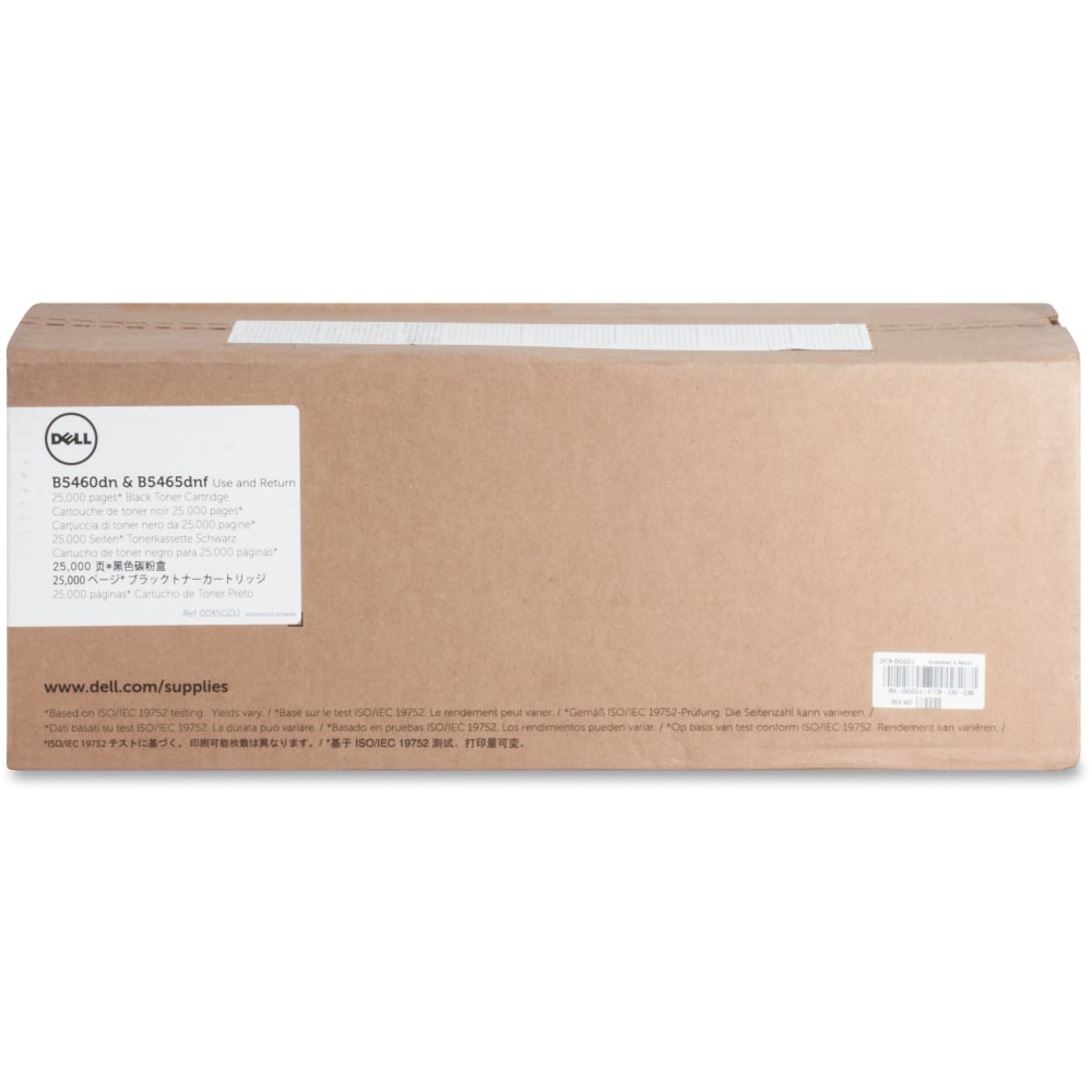 Dell X5GDJ Black Return Program Toner Cartridge