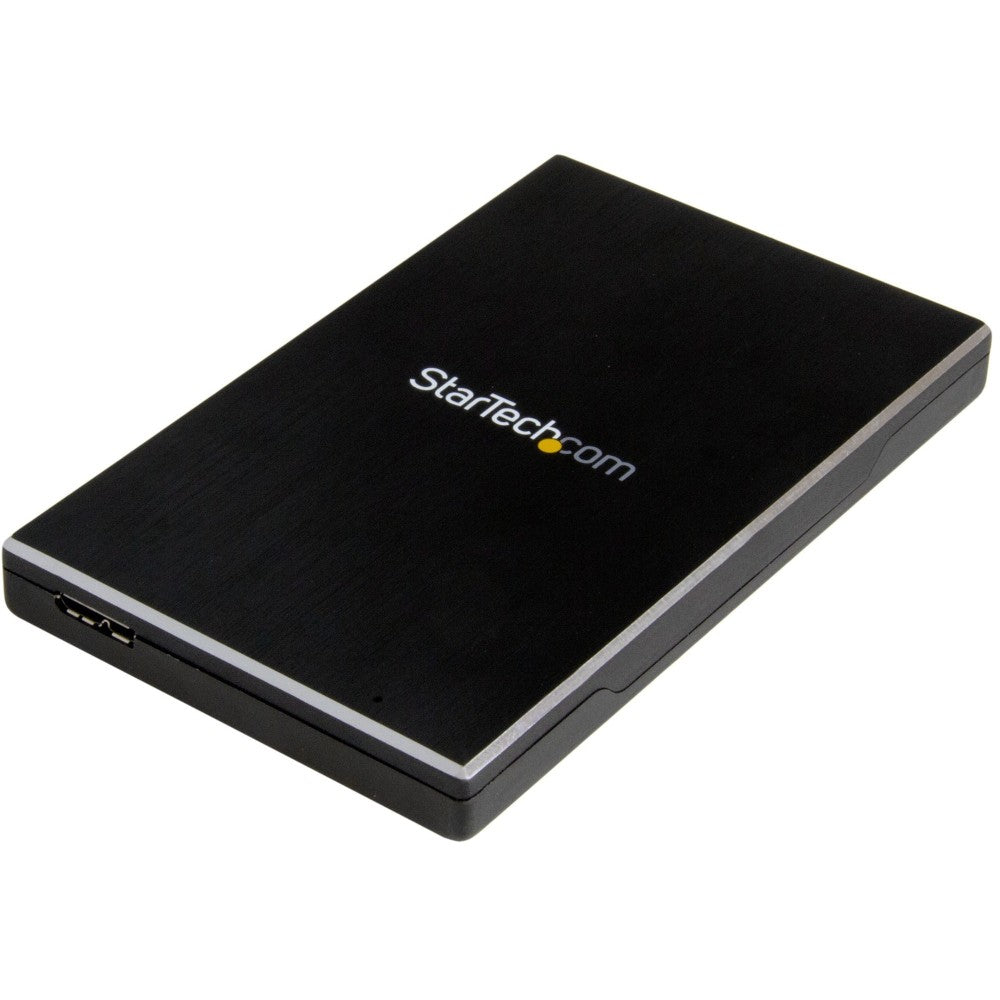 StarTech.com 2.5in External Hard Drive Enclosure - Supports UASP - Aluminum - USB 3.1 Enclosure - SSD/HDD Enclosure