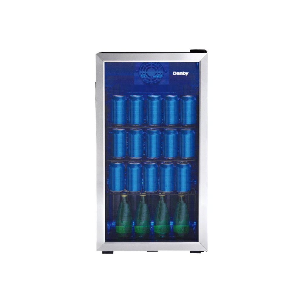 Danby DBC117A1BSSDB-6 - Drinks chiller - width: 17.5 in - depth: 19.7 in - height: 32.8 in - 3.1 cu. ft