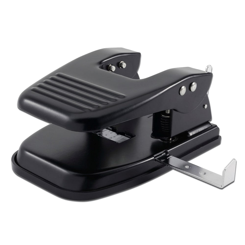 Office Depot Brand 2-Hole Paper Punch, Black