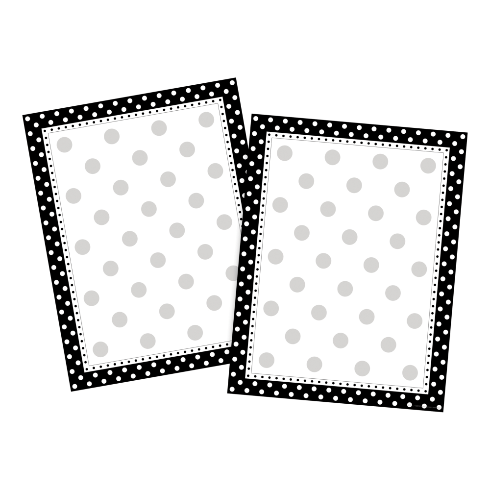 Barker Creek Computer Paper, Letter Paper Size, 60 Lb, Black & White Dot, 100 Sheets