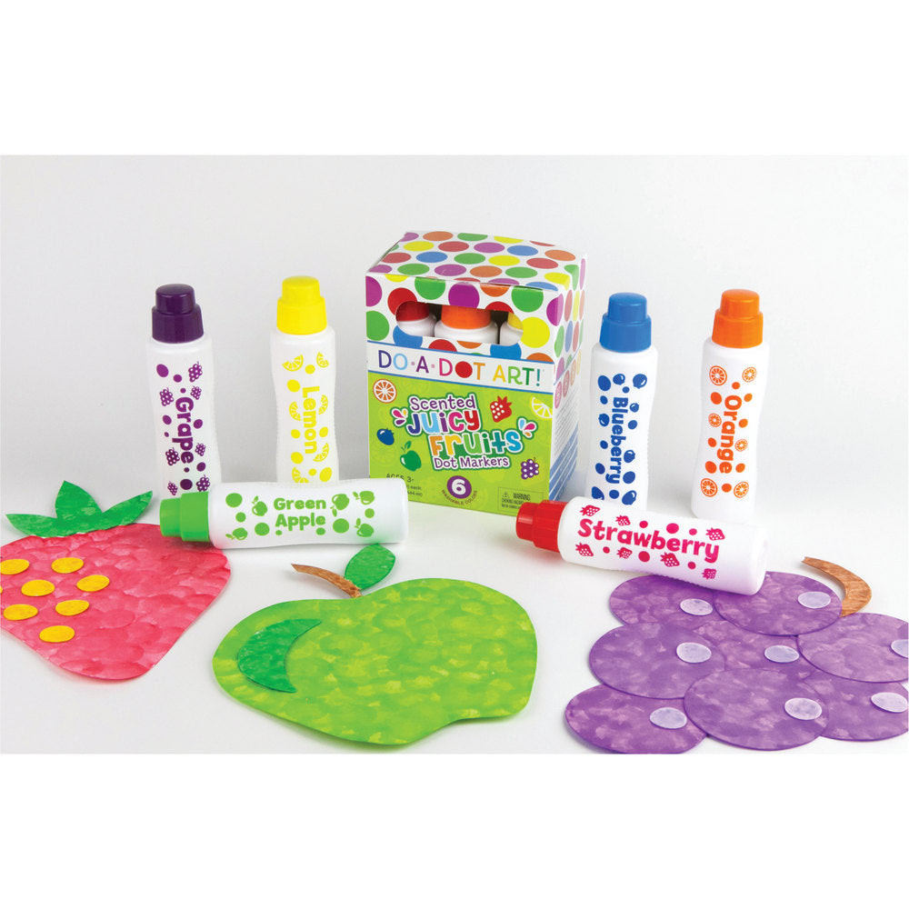 Do-A-Dot Art! Scented Juicy Fruit Dot Markers, Pack of 6