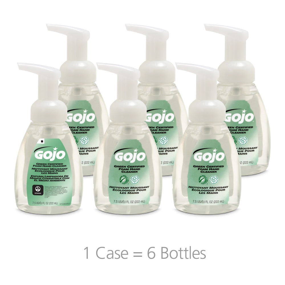 GOJO Green Seal Certified Lotion Hand Wash Soap, Unscented, 7.5 Oz Pump Bottle