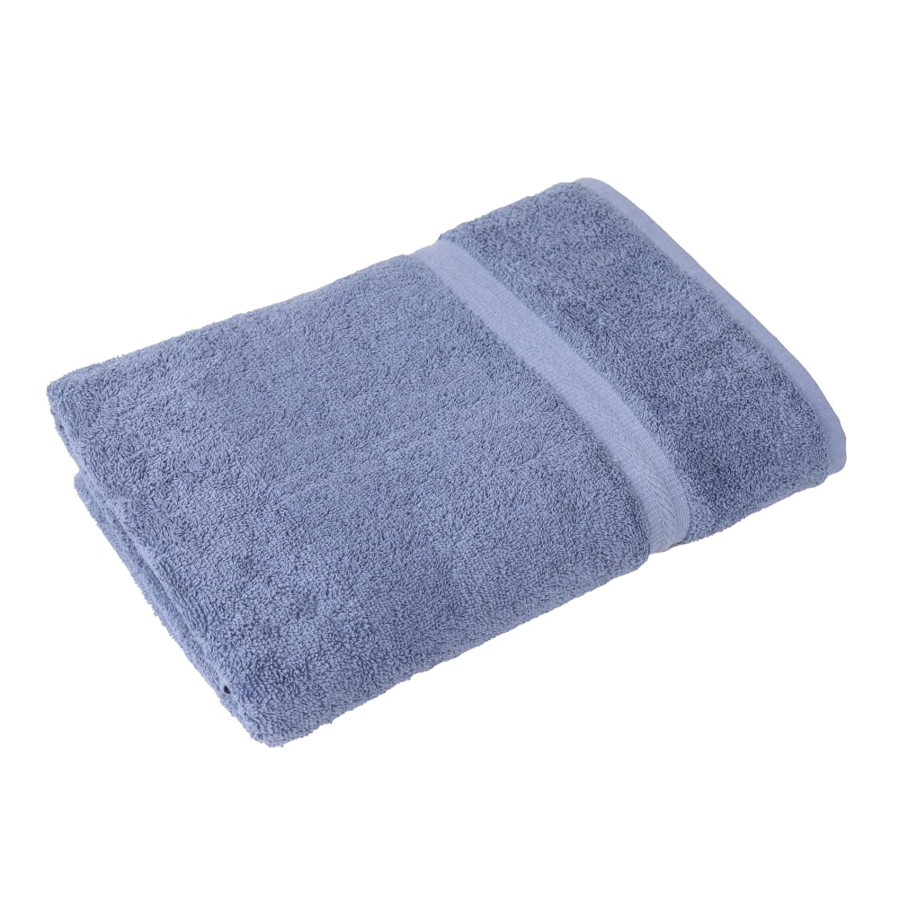 1888 Mills Premier Bath Towels, 27in x 54in, Blue, Pack Of 48 Towels