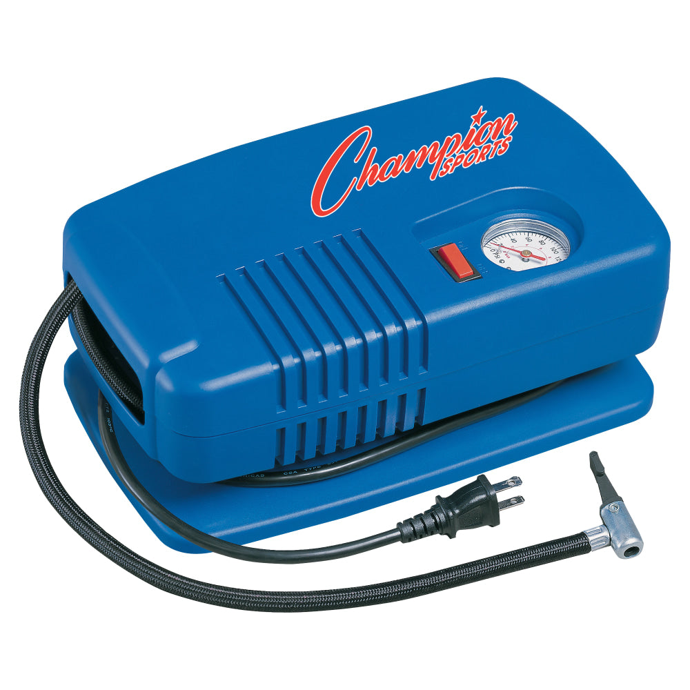 Champion Sports Deluxe Electric Inflating Pump - Blue