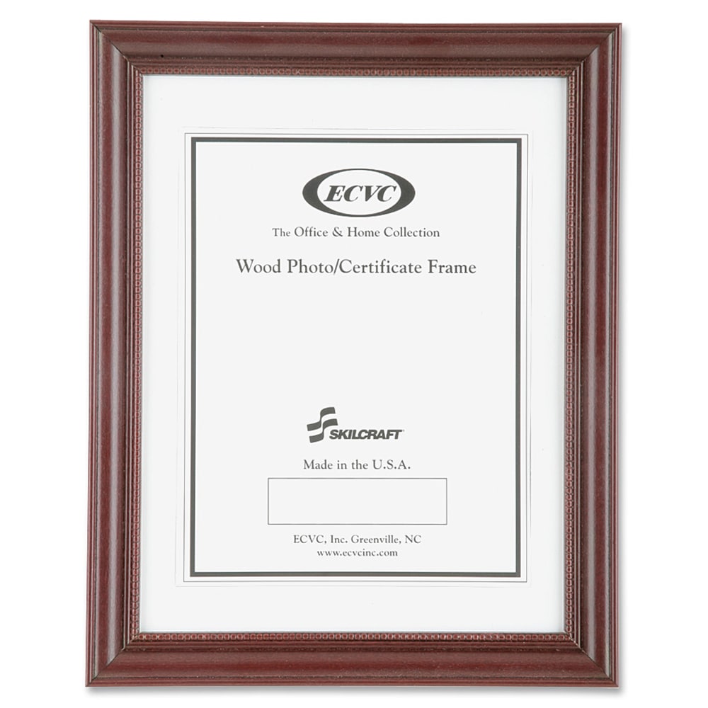 SKILCRAFT Cherry Wood Frame, 8 1/2in x 11in (AbilityOne 7105-01-357-9979)