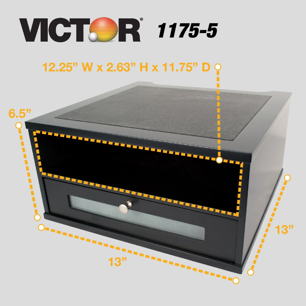 Victor Midnight Black Collection Monitor Riser