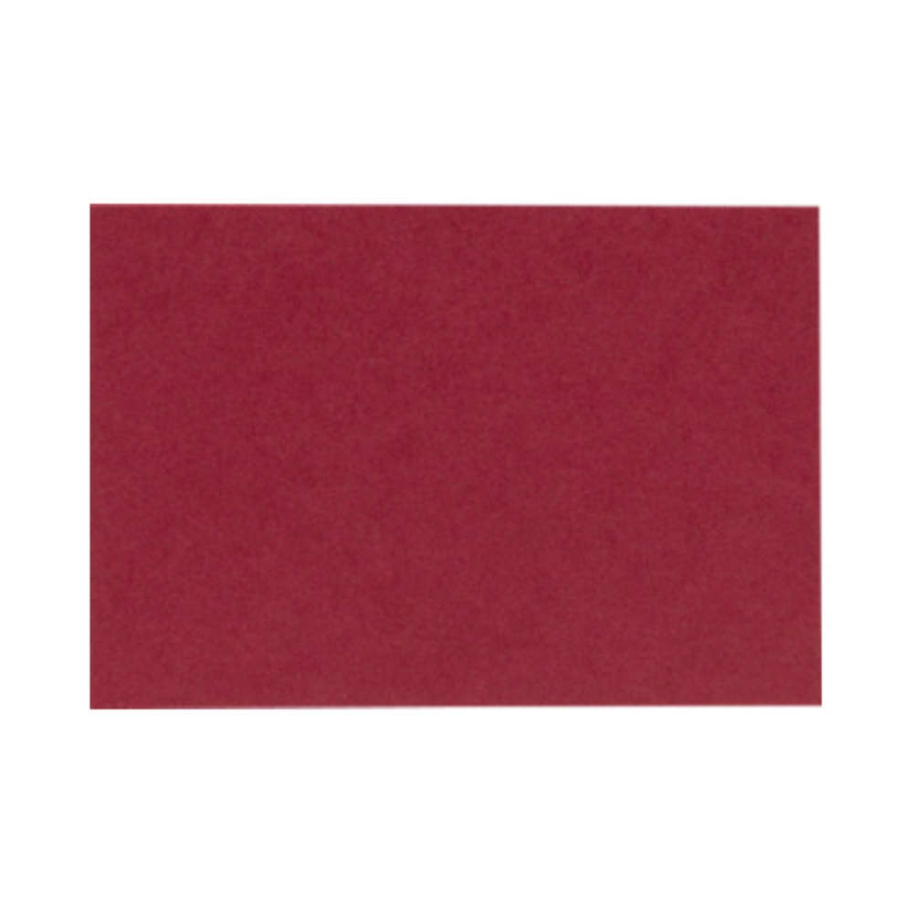 LUX Flat Cards, A9, 5 1/2in x 8 1/2in, Garnet Red, Pack Of 50