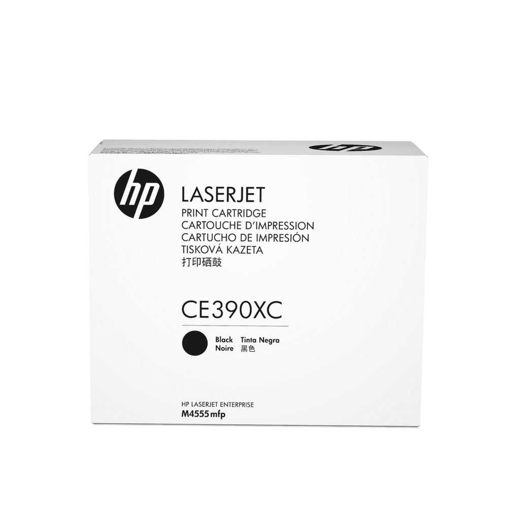 HP 90A Black Toner Cartridge, CE390XC