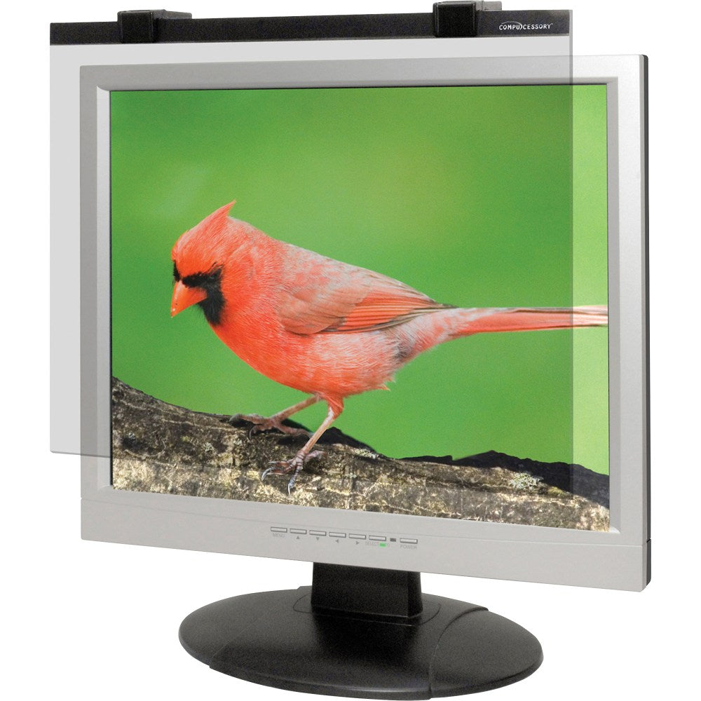 Business Source 19in-20in LCD Monitor Antiglare Filter Black - For 19inLCD, 20in Monitor - 5:4 - Acrylic - Anti-glare - 1