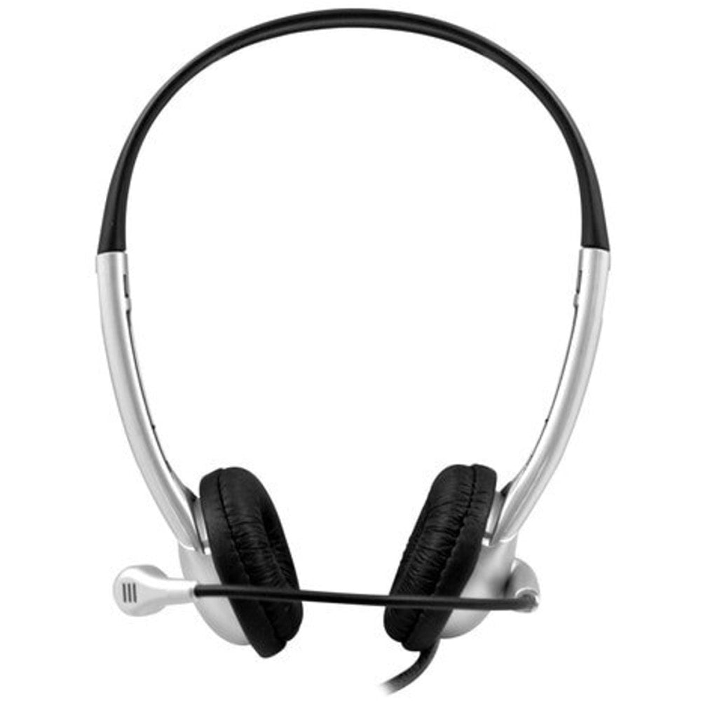 Hamilton Buhl MACH-1 Headset - USB - Wired - 32 Ohm - 50 Hz - 20 kHz - On-ear - Binaural - 5 ft Cable - Omni-directional, Noise Cancelling Microphone - Silver, Black