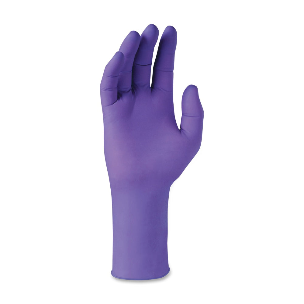 KIMTECH Purple Nitrile Exam Gloves - 12in - Medium Size - Purple - Durable, Textured Fingertip, Latex-free, Tear Resistant - For Chemotherapy - 500 / Carton - 6 mil Thickness