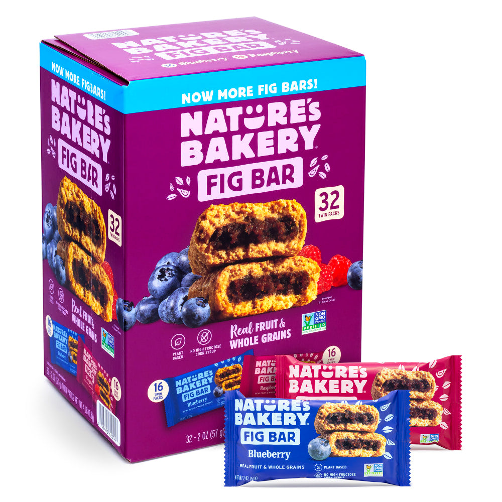 NATUREs BAKERY Fig Bars Variety Pack, 2 oz, 32 Count