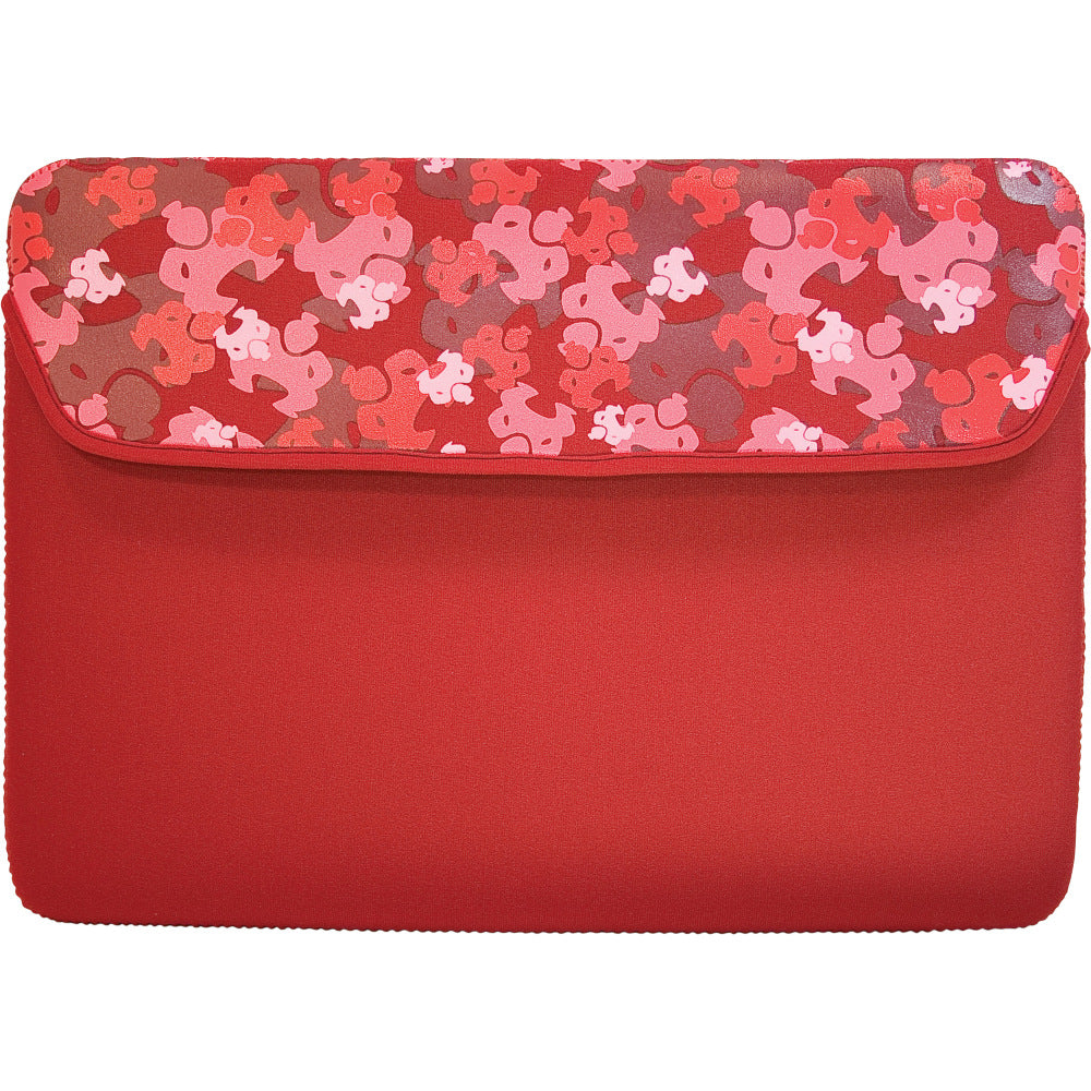 SUMO Camo iPad Sleeve (Red) - Sleeve - 8.9in Screen Support - Neoprene - Red