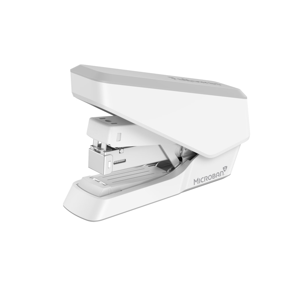 Fellowes LX860 EasyPress Half Strip Stapler, 5-3/8in, White