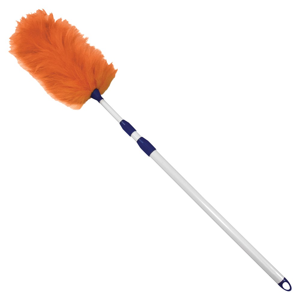 Impact Adjustable Lambswool Duster - 60in Overall Length - White Handle - 12 / Carton - Multi