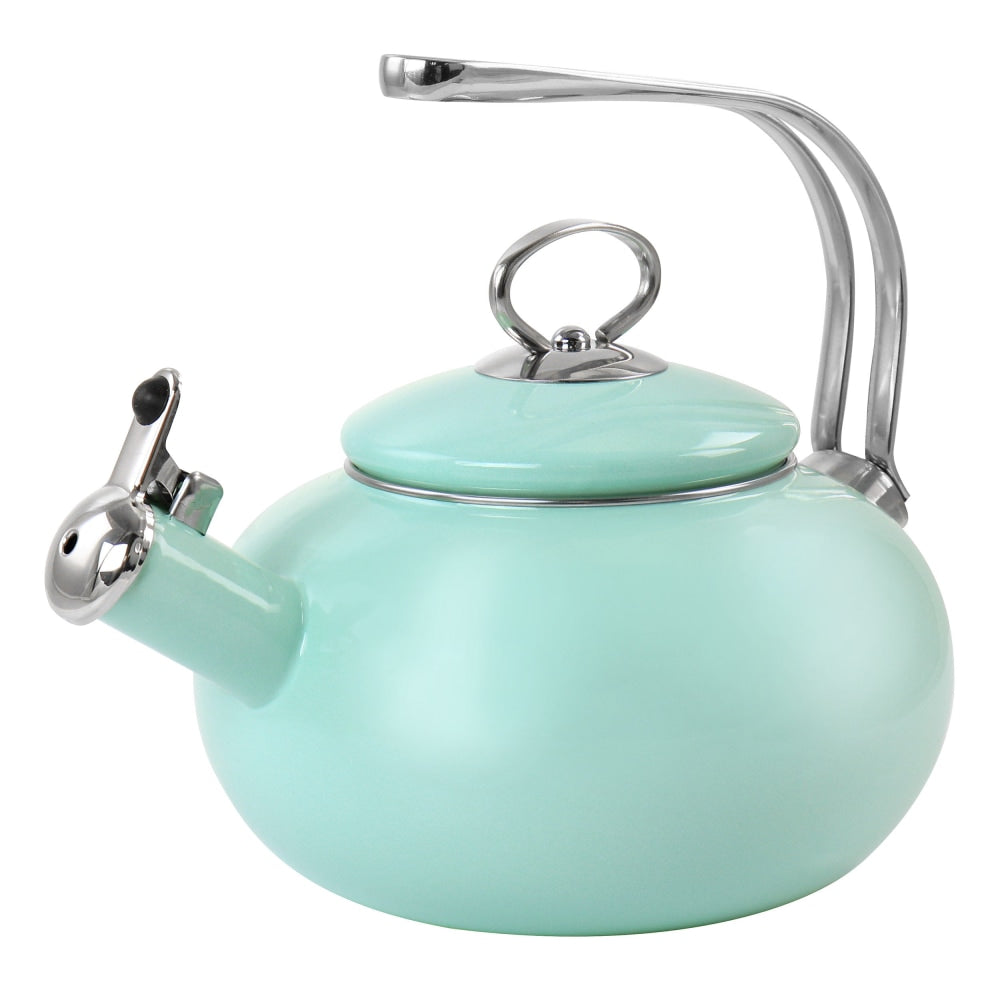 Martha Stewart Stove-Top Tea Kettle, 1.5 Qt, Mint