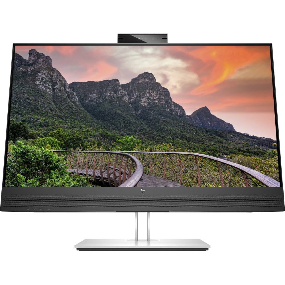 HP E27m G4 27in Class Webcam WQHD LCD Monitor - 16:9 - Black - 27in Viewable - In-plane Switching (IPS) Technology - 2560 x 1440 - 300 Nit - 5 ms - Speakers - HDMI - DisplayPort - USB Hub