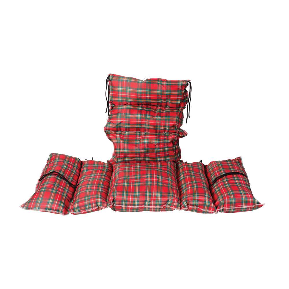 DMI Comfort Pillow Cushion, 16in x 16in, Plaid