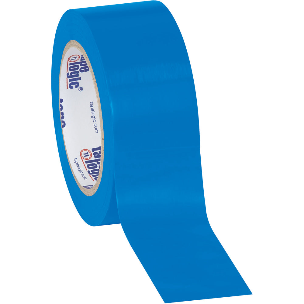 BOX Packaging Solid Vinyl Safety Tape, 3in Core, 2in x 36 Yd., Blue, Case Of 3