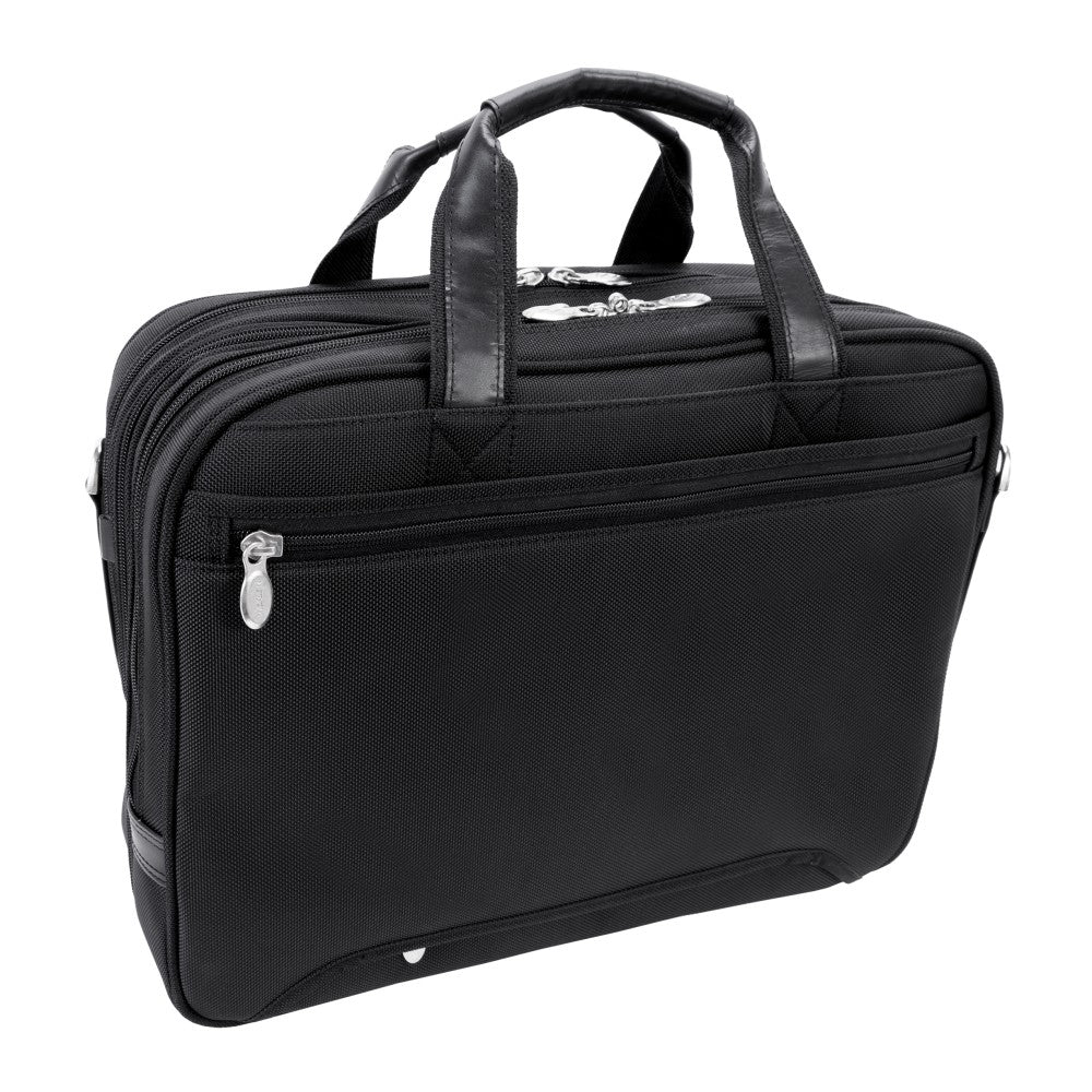 McKlein Pearson Nylon Briefcase, Black