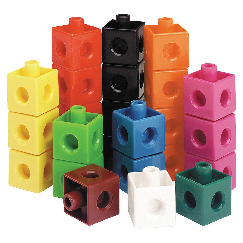 Learning Resources Snap Cubes Activity Set, Multicolored, 5 Year & Up, 100 Pieces