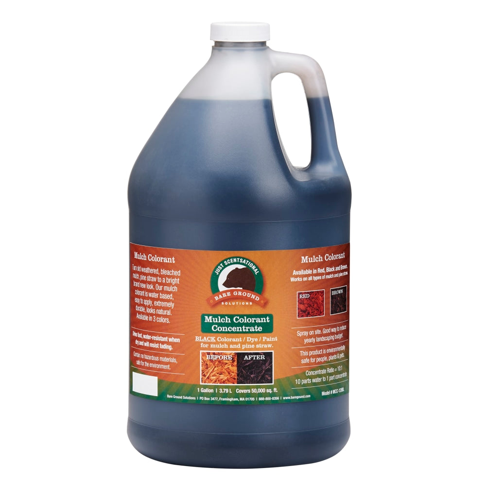 Just Scentsational Mulch Colorant Concentrate Liquid, 1 Gallon, Black Bark