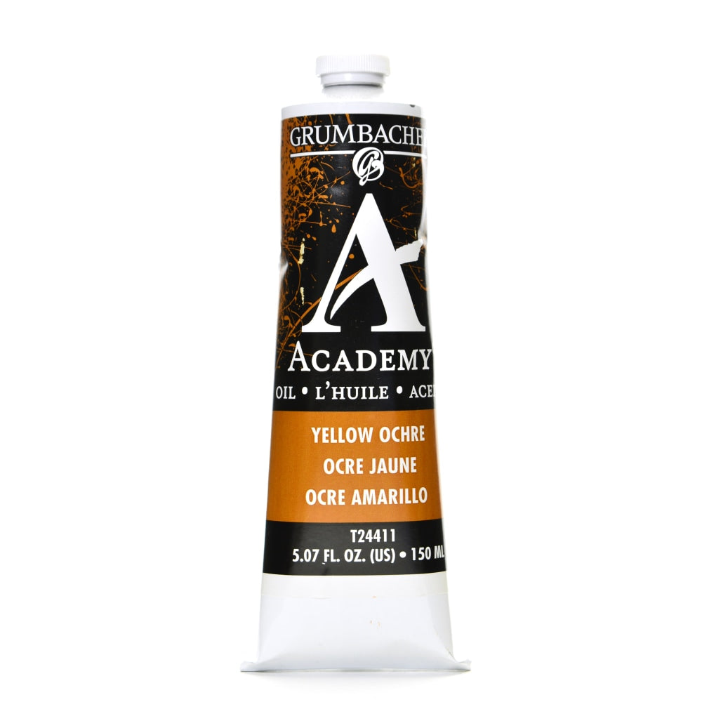 Grumbacher Academy Oil Colors, 5.07 Oz, Yellow Ochre, Pack Of 2