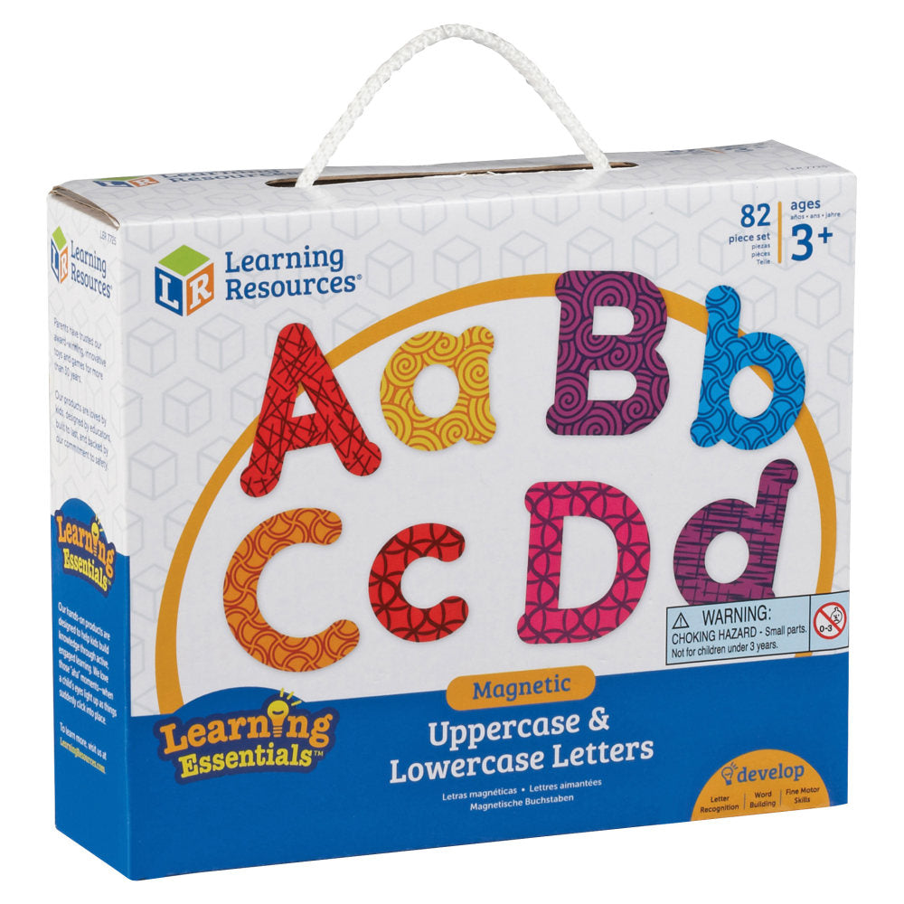 Learning Resources Upper/Lower Case Magnetic Letters - Learning Theme/Subject (Lowercase Letters, Uppercase Letters) Shape - Magnetic - Wear Resistant, Tear Resistant - 82 / Set