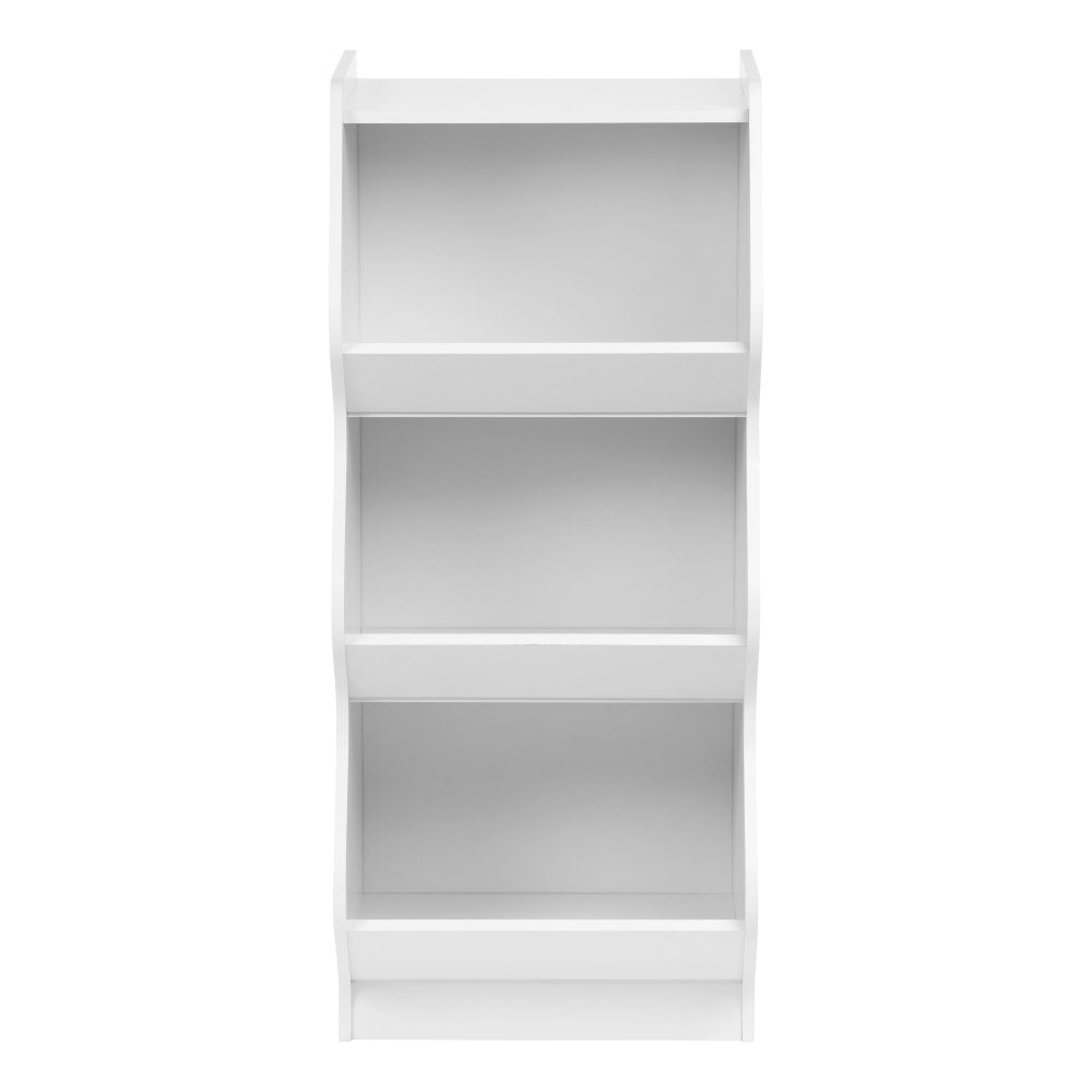 IRIS 38inH 3-Tier Storage Organizer-Shelf With Footboard, White