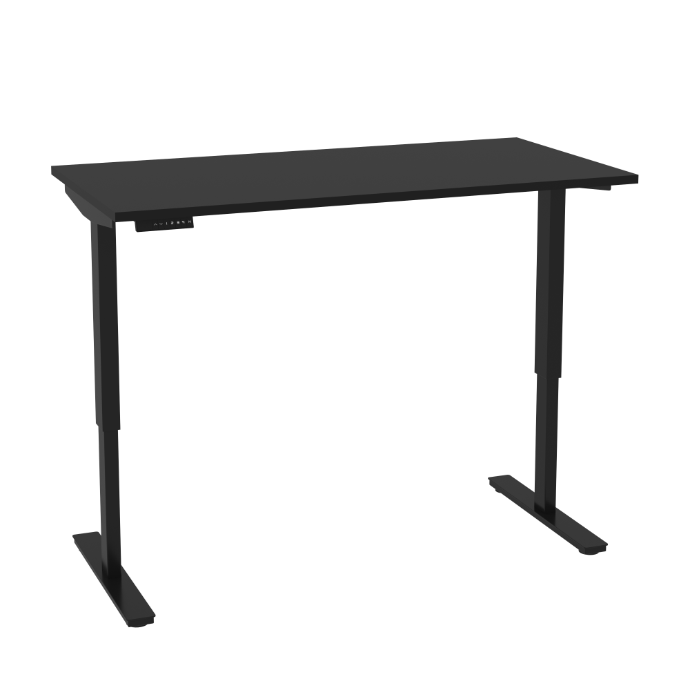 Bestar Universel Electric 60inW Standing Desk, Electric, Black