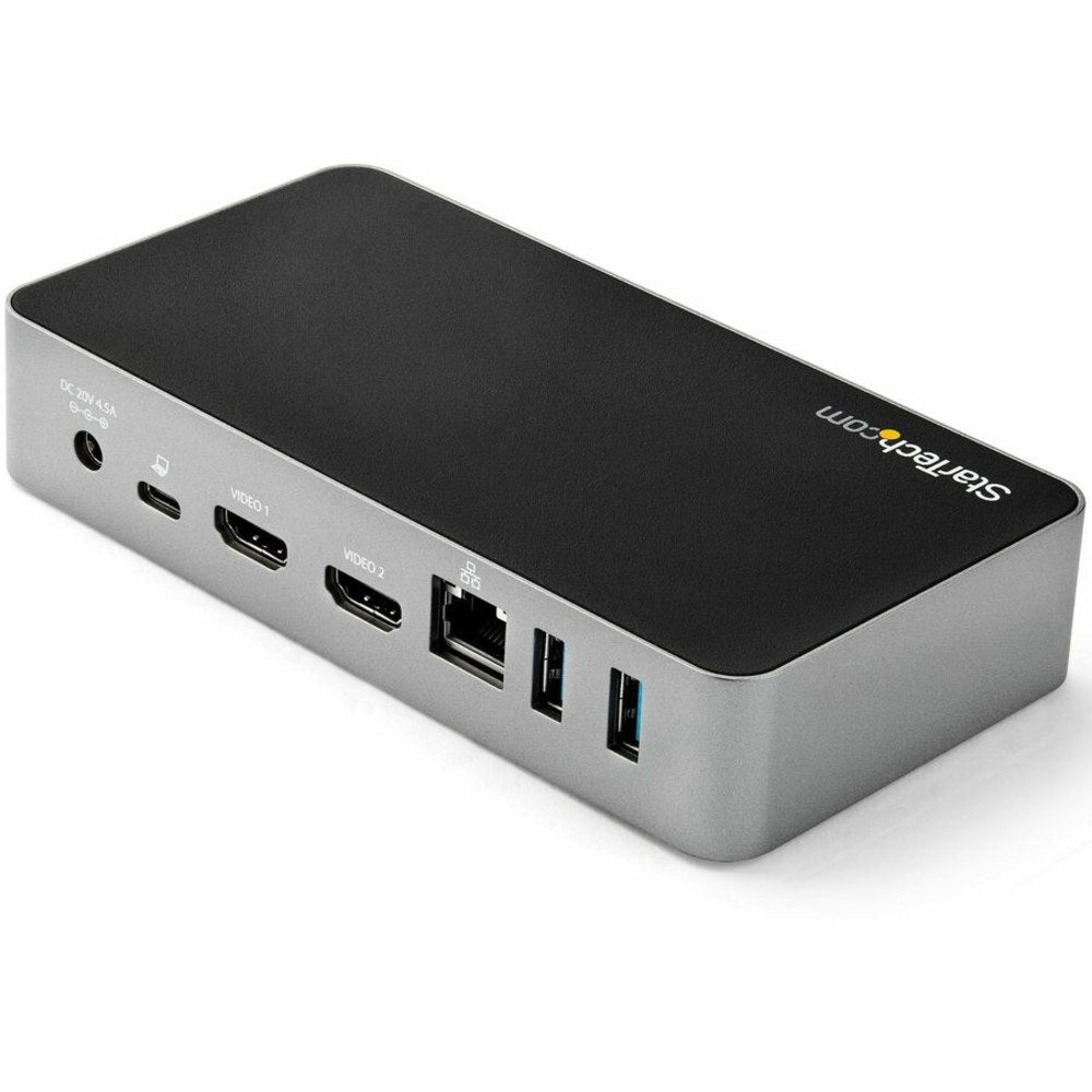 StarTech.com USB-C Dock - Dual Monitor 1080p HDMI Laptop Docking Station - 60W Power Delivery - 1x USB-C, 3x USB-A, GbE - Mac & Windows - Dual 1080p HDMI monitor docking station