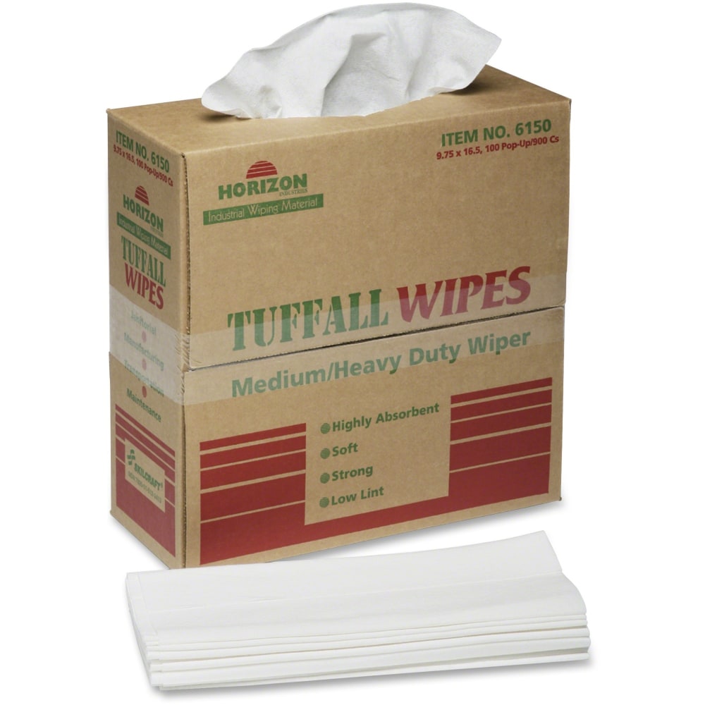 SKILCRAFT 1 Ply Paper Towel Wipes, 9 3/4in x 16 3/4in, Case Of 100 (AbilityOne 7920-01-512-2413)