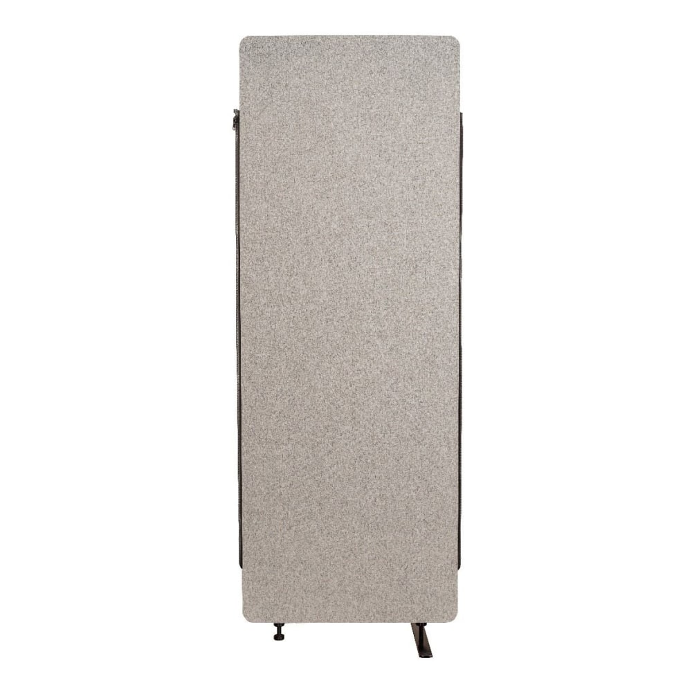 Luxor RECLAIM Acoustic Privacy Expansion Panel, 66inH x 24inW, Misty Gray