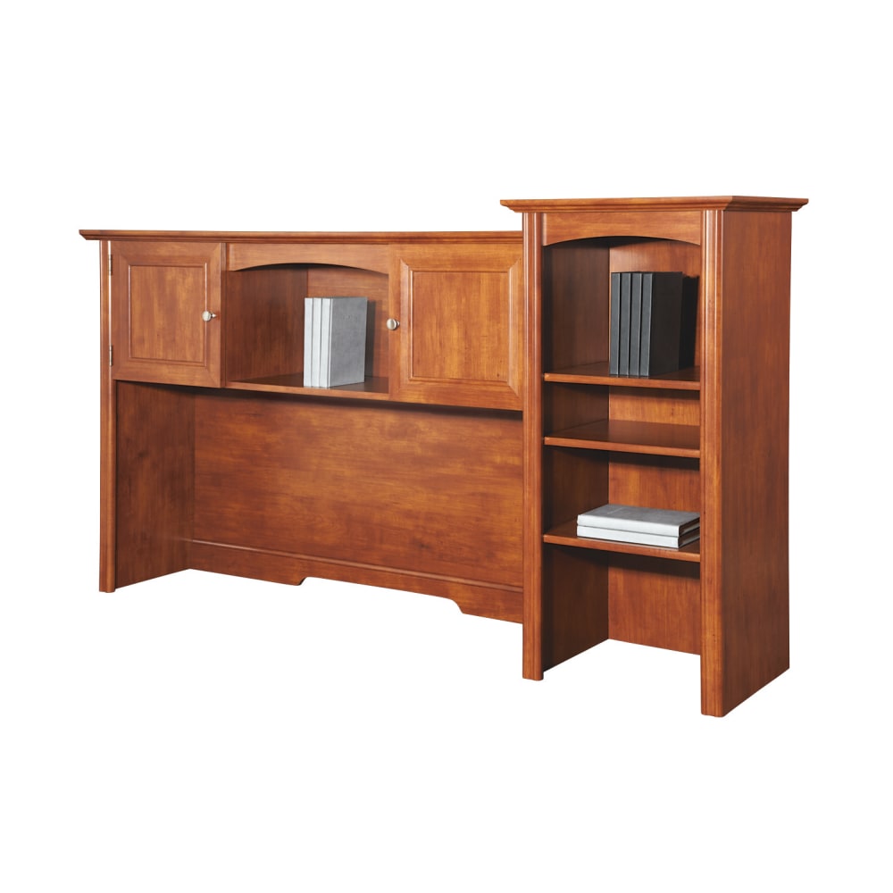 Realspace Broadstreet 65inW Hutch For U-Shaped Desk, Maple