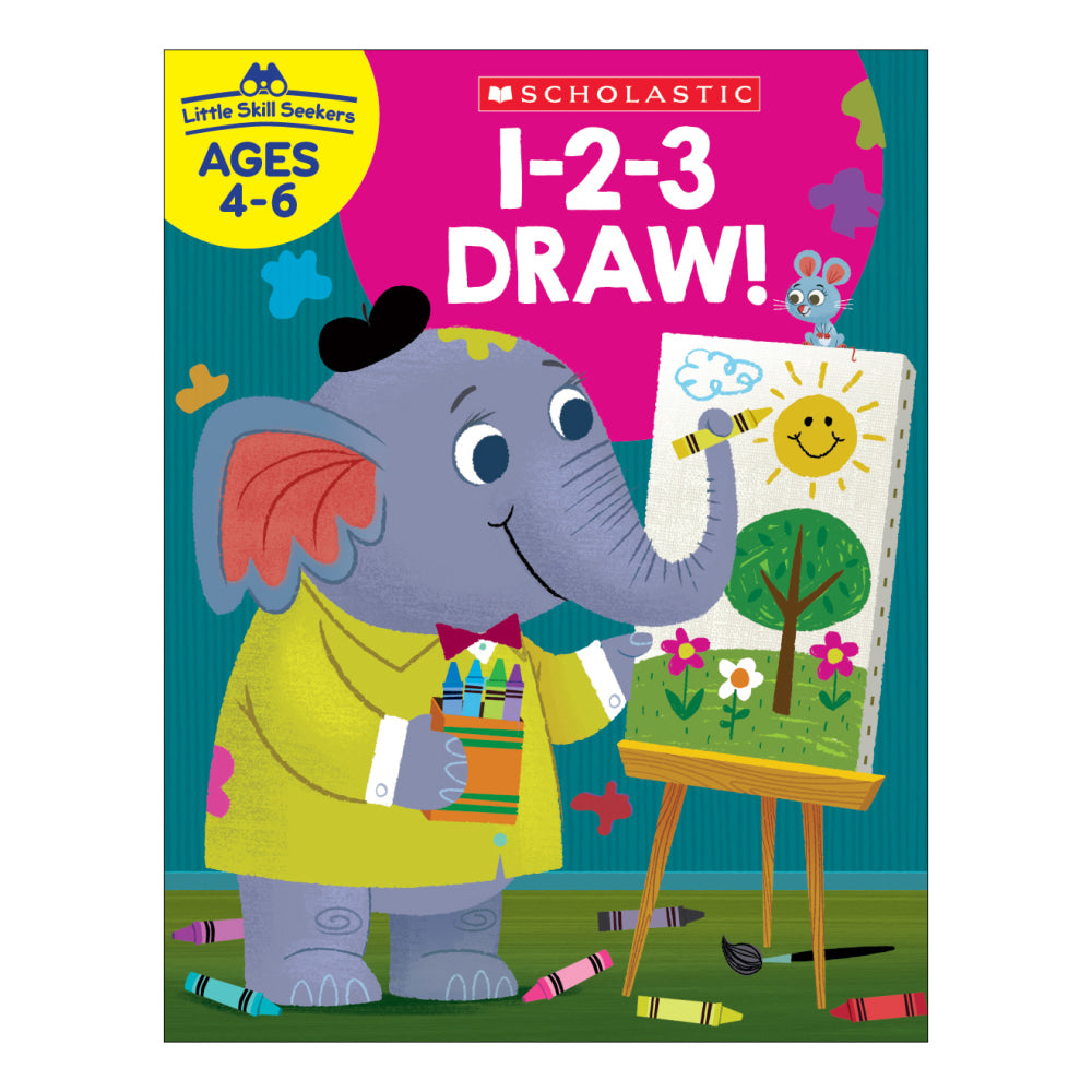 Scholastic Little Skill Seekers: 1-2-3 Draw, Grades K - 2