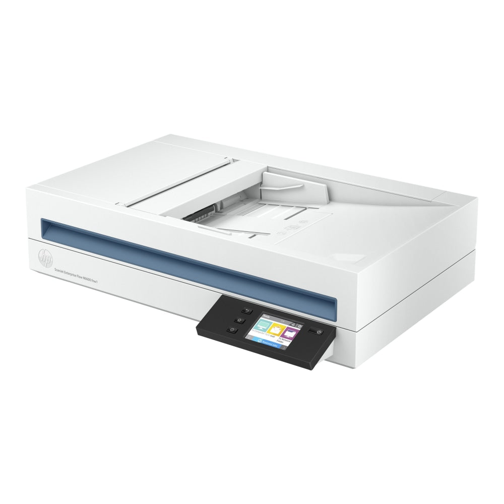 HP ScanJet Enterprise Flow N6600 fnw1 - Document scanner - Contact Image Sensor (CIS) - Duplex - A4/Legal - 600 dpi x 600 dpi - up to 50 ppm (mono) / up to 50 ppm (color) - ADF (100 sheets) - up to 8000 scans per day - USB 3.0, Gigabit LAN, Wi-Fi(n)