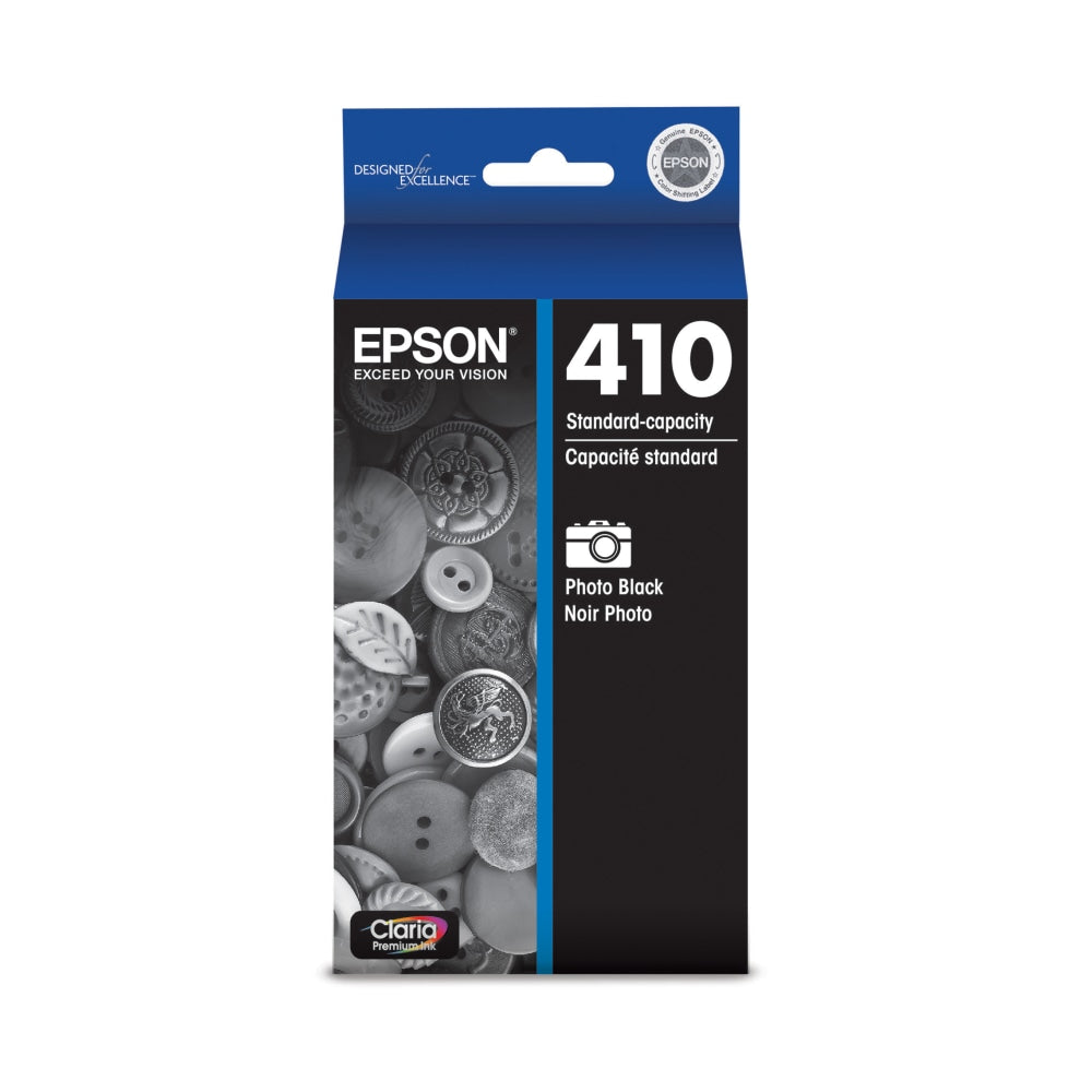 Epson 410 Claria Premium Photo Black Ink Cartridge, T410120-S