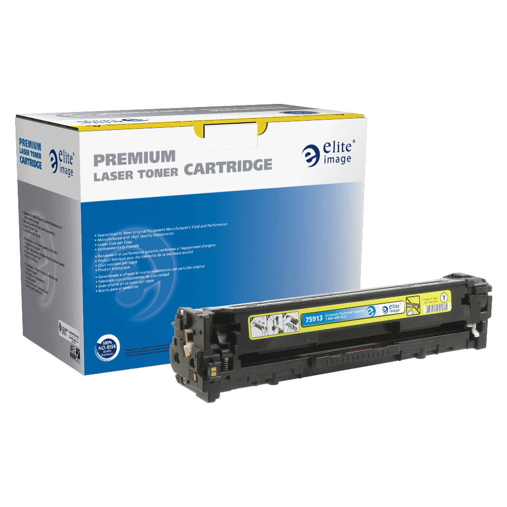 Elite Image Remanufactured Yellow Toner Cartridge Replacement For HP 131A, CF212A