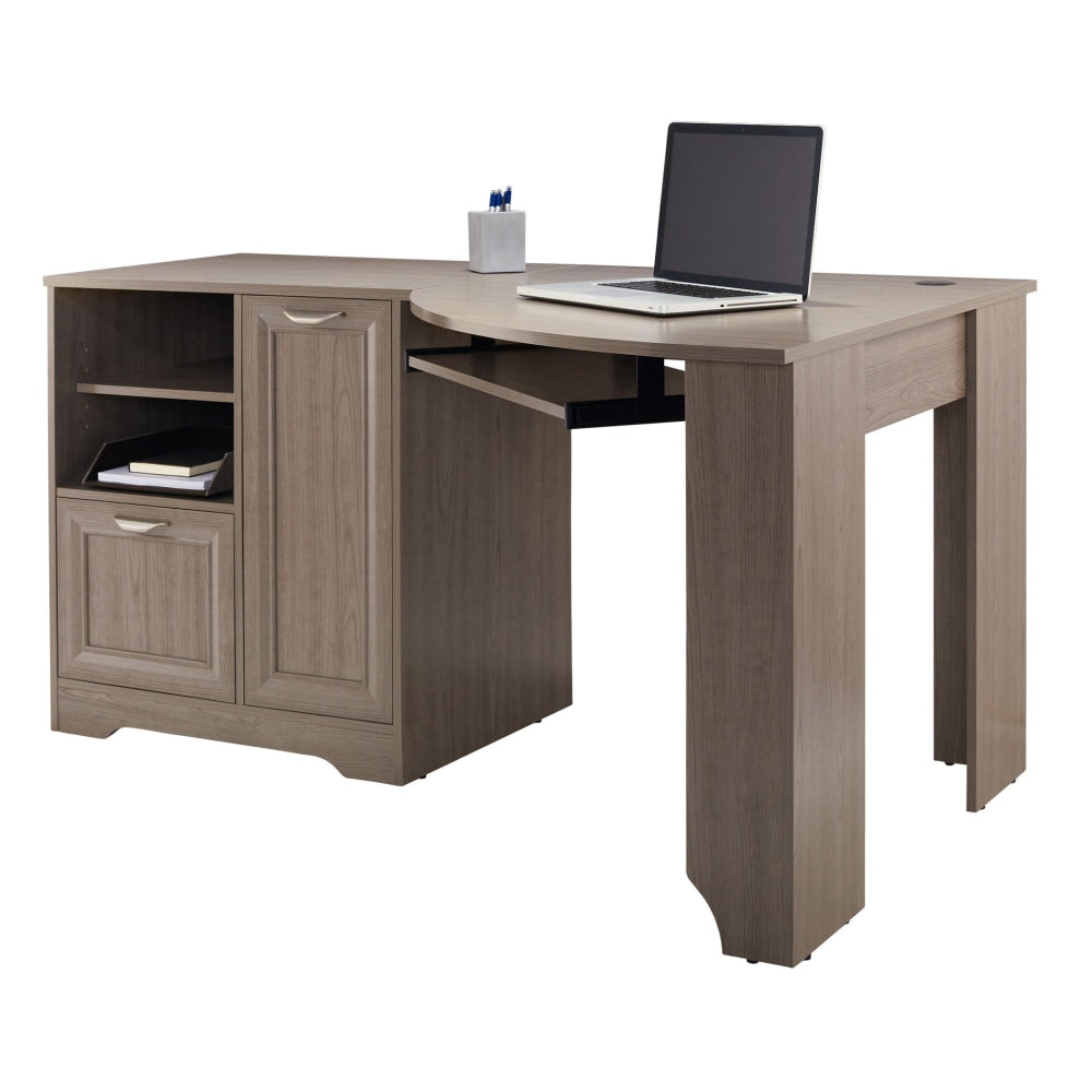 Realspace Magellan 60inW Corner Desk, Gray